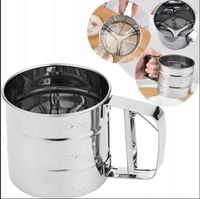 Przesiewacz Do Mąki ViO TSG-227 Cukru Pudru Kubek Sito Stalowy Cedzak Sitko