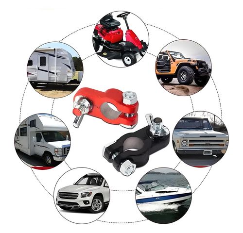 Klemy do akumulatora 6V, 12V, 24V - komplet na Arena.pl