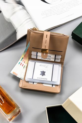 portfel damski ze skóry ekologicznej z wkładką na karty - 4u cavaldi na Arena.pl