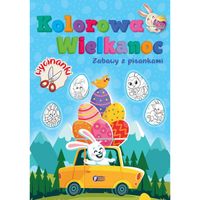kolorowa wielkanoc. zabawy z pisankami malowanka