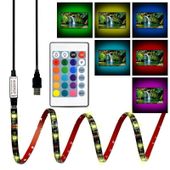 Taśma led RGB 2m do podświetlenia telewizora usb tv led