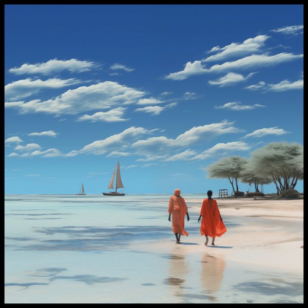 Plakat 100x100cm Spokój w Piaskach zdjęcie 2