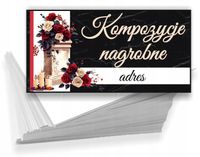 Wizytówki firmowe Foliowane 1000szt wiele wzorów KOMPOZYCJE NAGROBNE