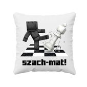 Szach-mat! - poduszka na prezent DLA GRACZA SZACHY QUEEN UPOMINEK