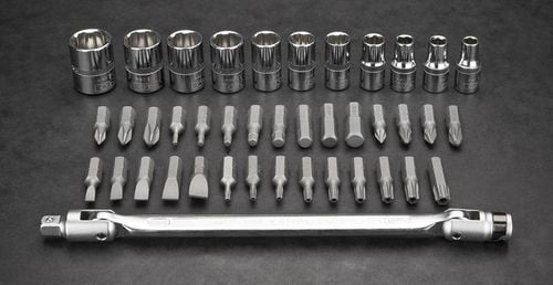 zestaw kluczy nasadowych 1/4'' 41 cześci - t n08-603 na Arena.pl