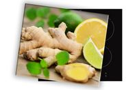 SZKLANA DESKA NA KUCHENKĘ 80x52 022B IMBIR