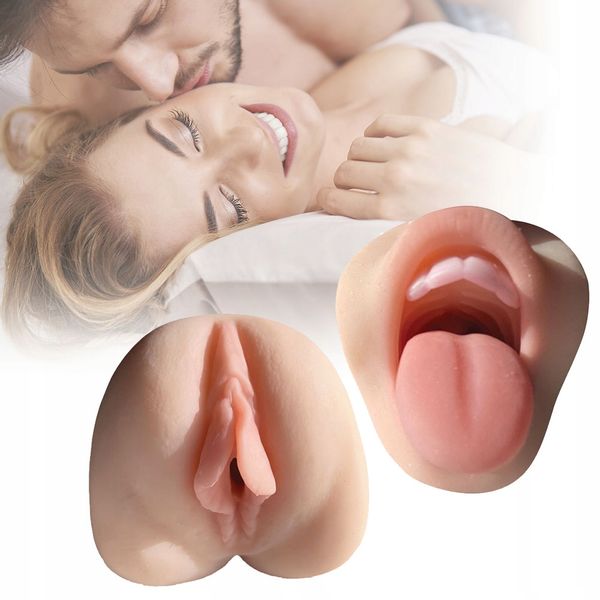 Masturbator dwustronny. Pochwa i usta. zdjęcie 9