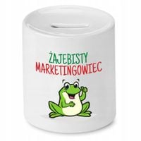 Dla Marketingowca Skarbonka Marketing Prezent Z Nadrukiem Ze Zdjęciem