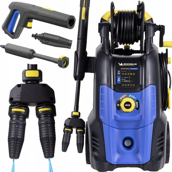 Myjka ciśnieniowa DWIE POMPY 810L/H MICHELIN 2500W zdjęcie 1