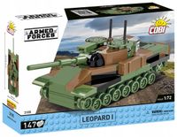 Klocki BUDOWLANE Dla Chłopca ZESTAW Armed Forces Leopard I Model KOLEKCJA
