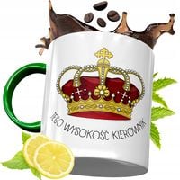 Kubek Zielony Dla Kierownika Na Urodziny Prezent Z Nadrukiem Ze Zdjęciem