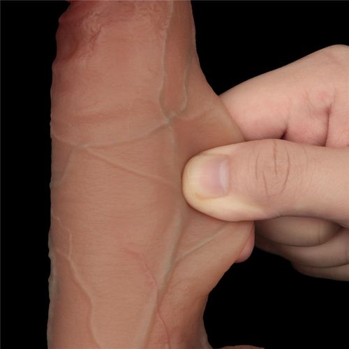 8.5'' sliding skin pro dual layer silicone dong na Arena.pl