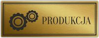 Tabliczka Złota Srebrna na drzwi PRODUKCJA
