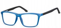 ZERÓWKI okulary OPRAWKI Damskie Męskie BLUE BLACK marki SUNOPTIC + GRATISY