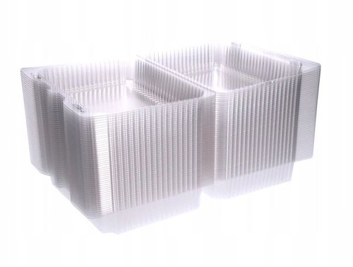 50x Pudełka cukiernicze 1,75 L pojemniki plastikowe na Ciasto Tort na Arena.pl