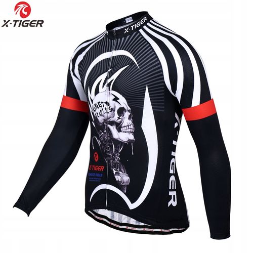 Bluza Do Jazdy Na Rowerze Z Odblaskami Męska Rozpinana Wiosenna Ciepła XL na Arena.pl