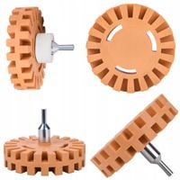 Krążek gumowy do usuwania kleju 100/25 mm gwint 8 mm kraft&dele KD5903