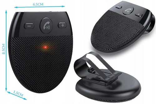 ZESTAW GŁOŚNOMÓWIĄCY DO SAMOCHODU BT 5.0 AUTOSTART + ŁADOWARKA + KABEL C na Arena.pl