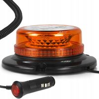 światło ostrzegawcze pomarańczowe kogut 10-110v 30-led mar-pol