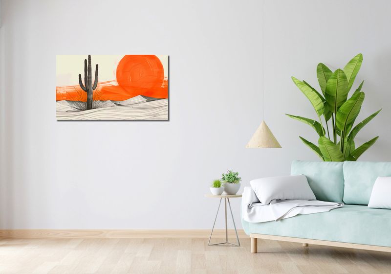 Obraz 90x50cm Kaktus Saguaro zdjęcie 2