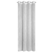 Zasłona na przelotkach z etaminy LORI 140X250 srebrna