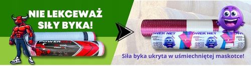 Siatka do bel POWER NET Beluś 123x2000m do słomy, siana, kiszonki na Arena.pl