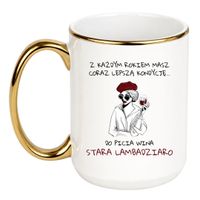 Duży Biało-Złoty 450 ml