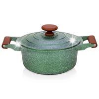 Garnek GRANITOWY do gotowania duszenia nieprzywierający OMEGA 24 cm 4,4L