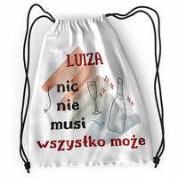 Plecak Dla Luizy Sportowy Szkolny Worek Torba Z Nadrukiem Ze Zdjęciem