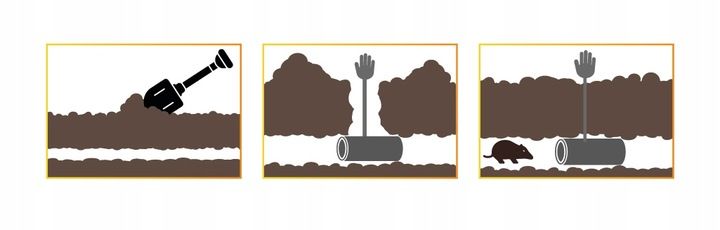 KRETOŁAPKA PUŁAPKA ŁAPKA NA KRETY I NORNICE 4 SZTUKI NO PEST SYGNALIZATOR zdjęcie 10