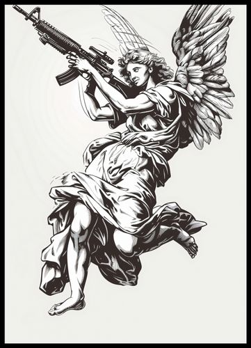 Plakat 50x70cm Anioł Wojny na Arena.pl