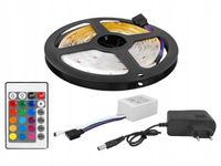 TAŚMA 300 LED RGB 4,6M + STEROWIK ZASILACZ PILOT