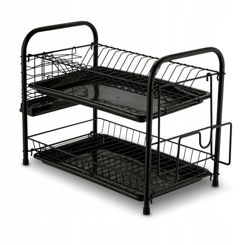 DWUPOZIOMOWA suszarka do naczyń DUŻA suszarka Z TACKĄ 53x33x24cm Nova Tadar na Arena.pl
