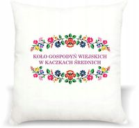 foto PODUSZKA koło gospodyń wiejskich z twoją nazwą logo KGW