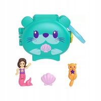 POLLY POCKET PET CONNECTS ZESTAW KOMPAKTOWY WYDRA MINILALKA + ZWIERZĄTKO