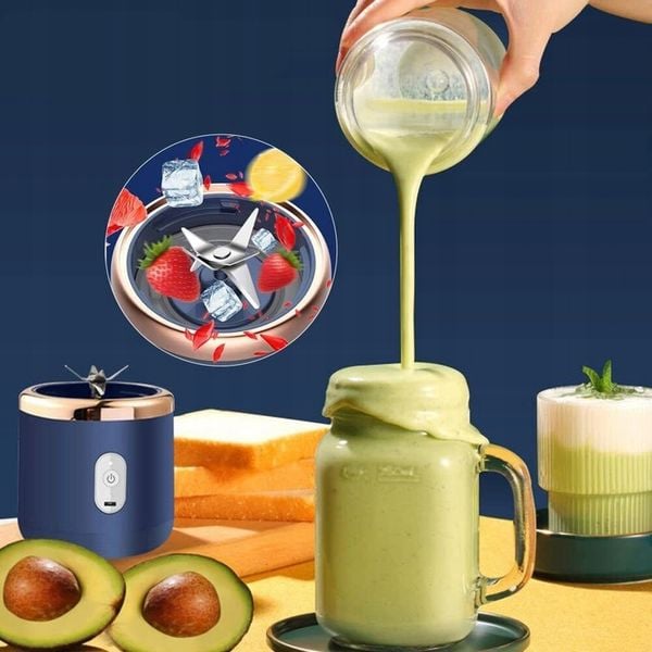 MINI BLENDER DO SMOOTHIE FRESH JUICE O POJEMNOŚCI 400ML, ŁADOWANY PRZEZ USB zdjęcie 13