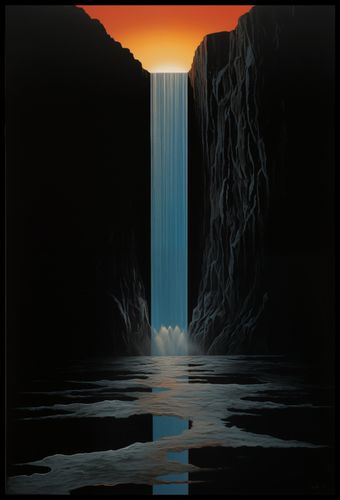 Plakat 61x90,5cm Wodospad Światła na Arena.pl