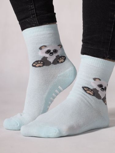 Skarpety bawełniane półfrotte dziewczęce z ABS kolorowe 6PAK 20-22 YOCLUB na Arena.pl