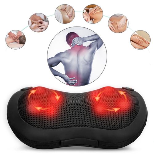 Masażer Poduszka Masująca Shiatsu Do Pleców Karku Nóg Ciała Grzejący na Arena.pl