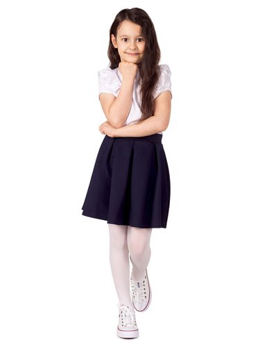 Rajstopy dziecięce mikrofibra gładkie białe 50 DEN 128-134 YOCLUB na Arena.pl