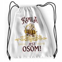 Plecak Dla Kamili Sportowy Szkolny Worek Torba Z Nadrukiem Ze Zdjęciem