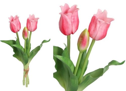 TULIPANY BUKIET TULIPANÓW GUMOWE GUMOWANE JAK ŻYWE na Arena.pl