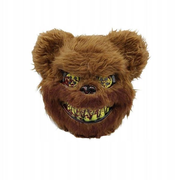 MASKA MIŚ MORDERCA STRASZNY MIŚ PUSZYSTY HALLOWEEN zdjęcie 1