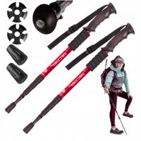 KIJKI TREKKINGOWE GÓRSKIE SKŁADANE KIJE DO NORDIC WALKING TREKINGOWE W GÓRY