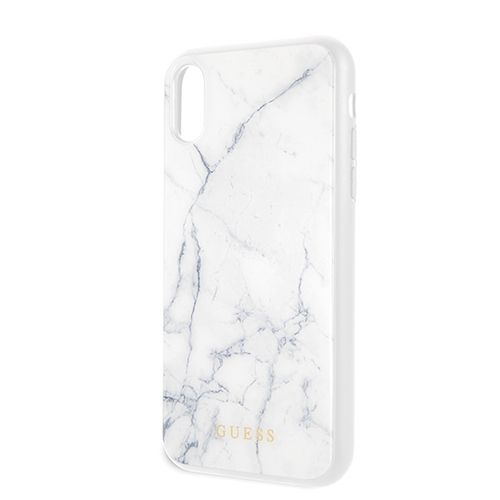 GUESS HARD CASE - iPhone XR - WHITE MARBLE na Arena.pl