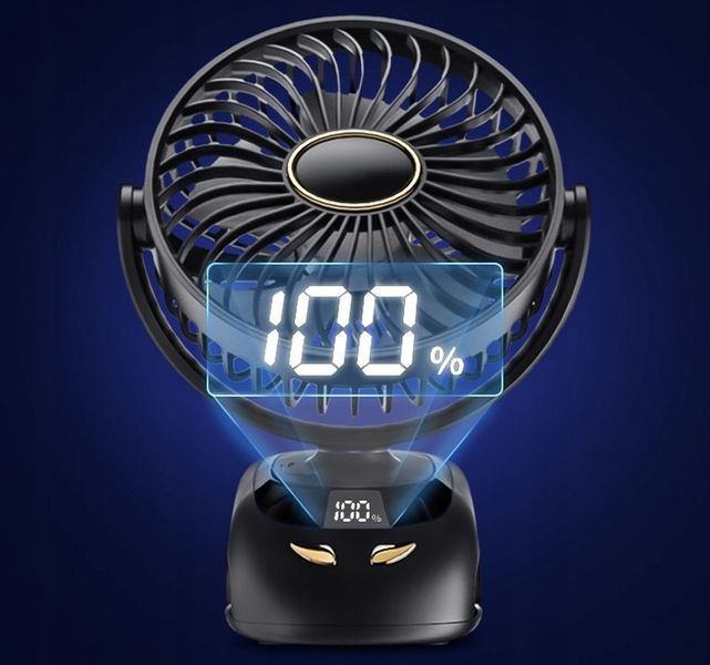 WENTYLATOR BIURKOWY Bezprzewodowy Z KLIPSEM I PODSTAWĄ Aroma BOX Cichy zdjęcie 5