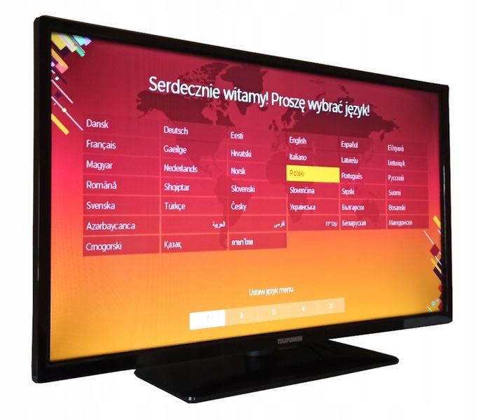 Telewizor LED 24" Telefunken E24H340A 12 Volt Do KAMPERA DVB-T2 HEVC zdjęcie 4