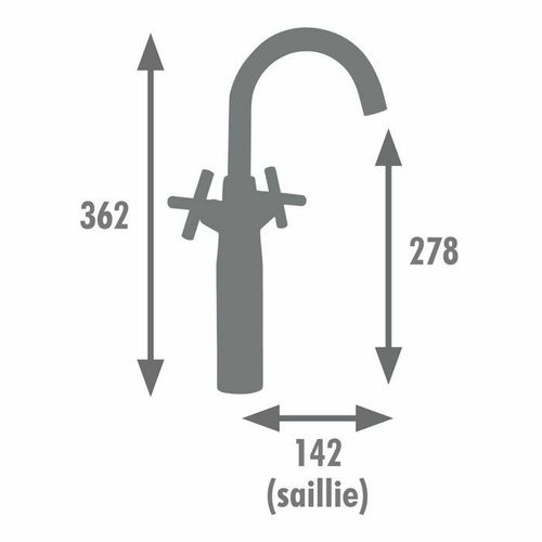 Kran jednouchwytowy Edouard Rousseau Czarny na Arena.pl