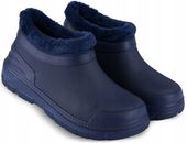 KALOSZE OCIEPLANE damskie krótkie piankowe zimowe lekkie chodaki EVA