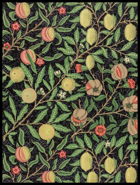 Plakat 60x80cm Fruit Pattern, William Morris Vintage do Salonu zdjęcie 2